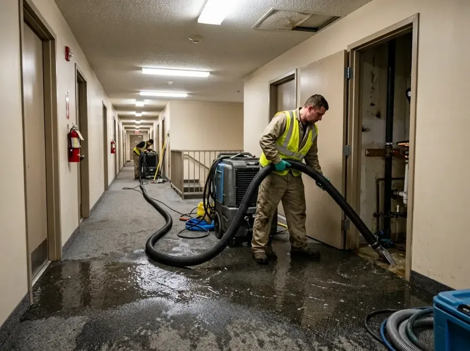 multi-unit-apartment-hallway-f-005 — frequently asked questions, Emergency Burst Pipe Water Extraction & Removal in Fruitval…
